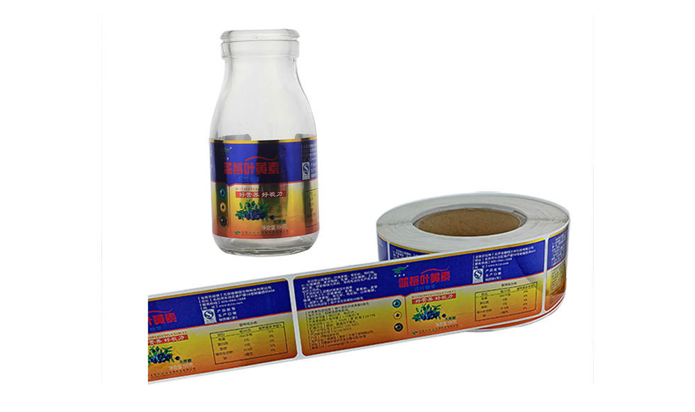 Étiquette autocollante personnalisée pour emballage de bouteilles de lait et de produits laitiers